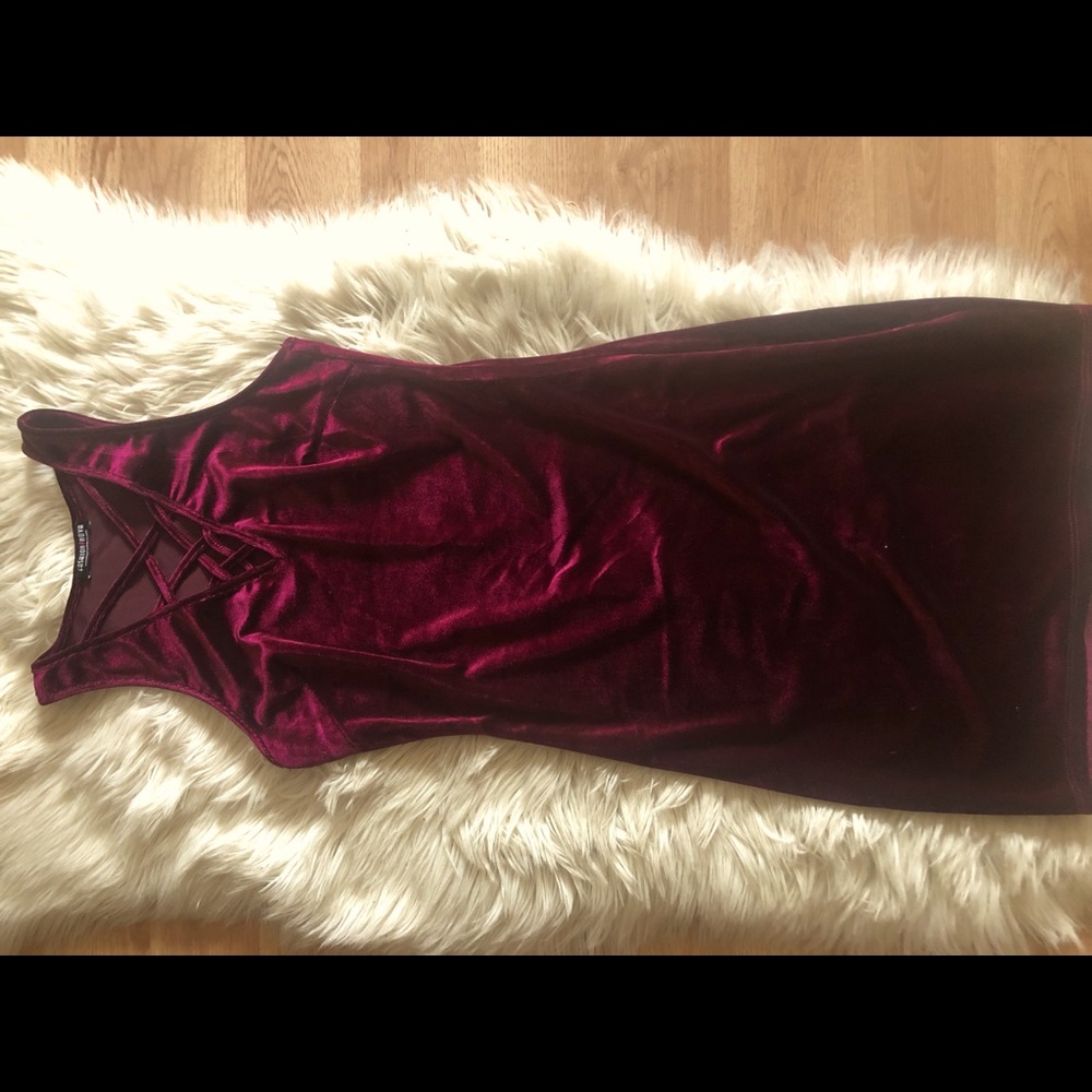 Maroon dress